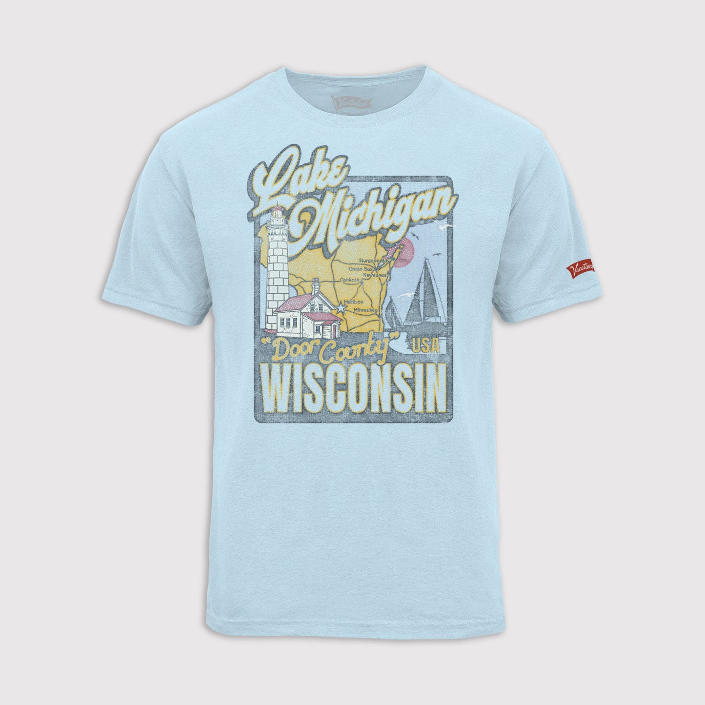 Mapped Roads Tee - Door County