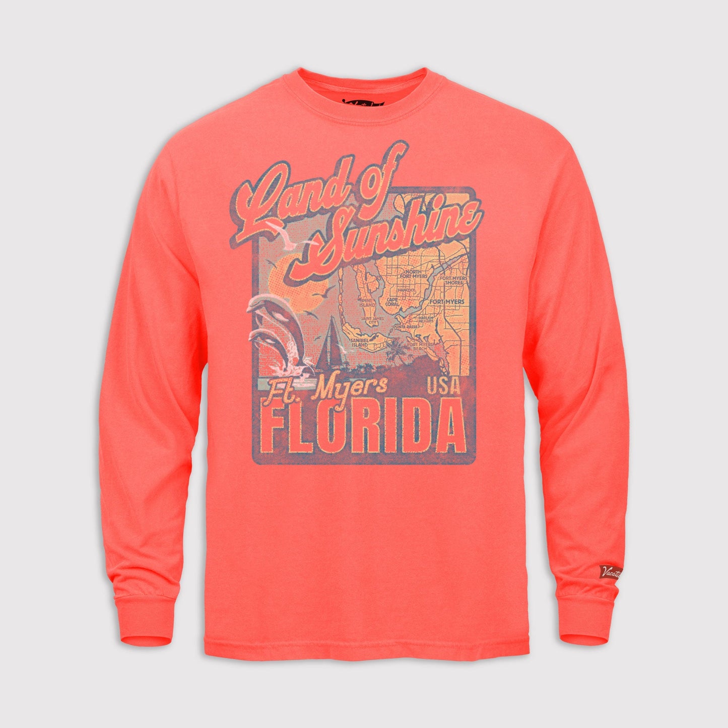 Mapped Roads Long Sleeve - Ft. Myers