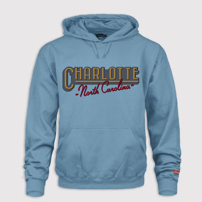 Background Drop - Twill Appliqué Hoodie - Charlotte