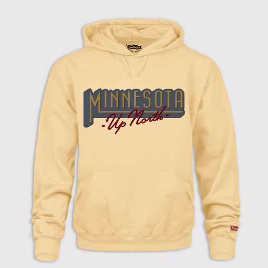 Background Drop - Twill Appliqué Hoodie - Minnesota