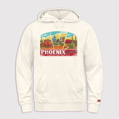 Trio Long Sleeve Hooded Tee - Phoenix