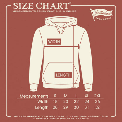 Swing Script Long Sleeve Hooded Tee - Phoenix