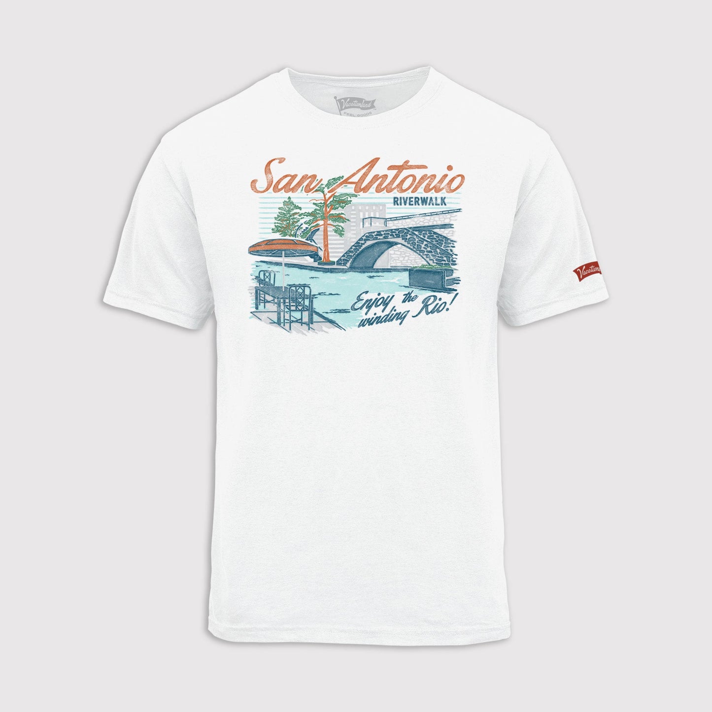 Washed Scene Tee - San Antonio