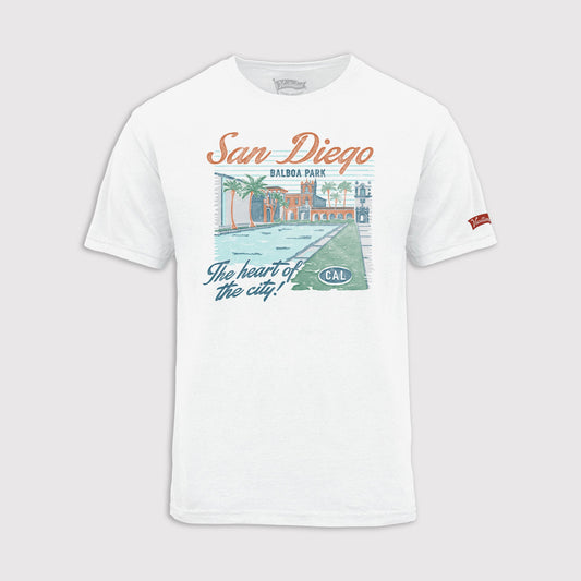 Washed Scene Tee - San Diego