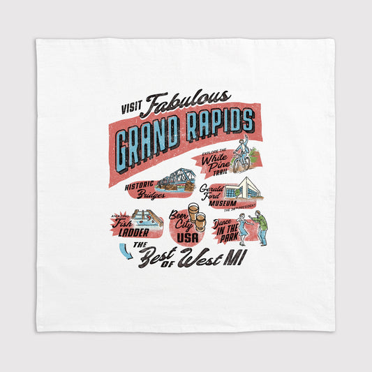 Guided Tour Kitchen Towel - Grand Rapids