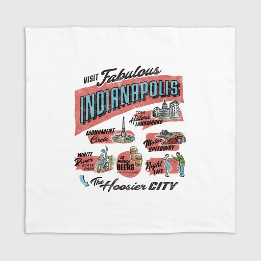 Guided Tour Kitchen Towel - Indianapolis