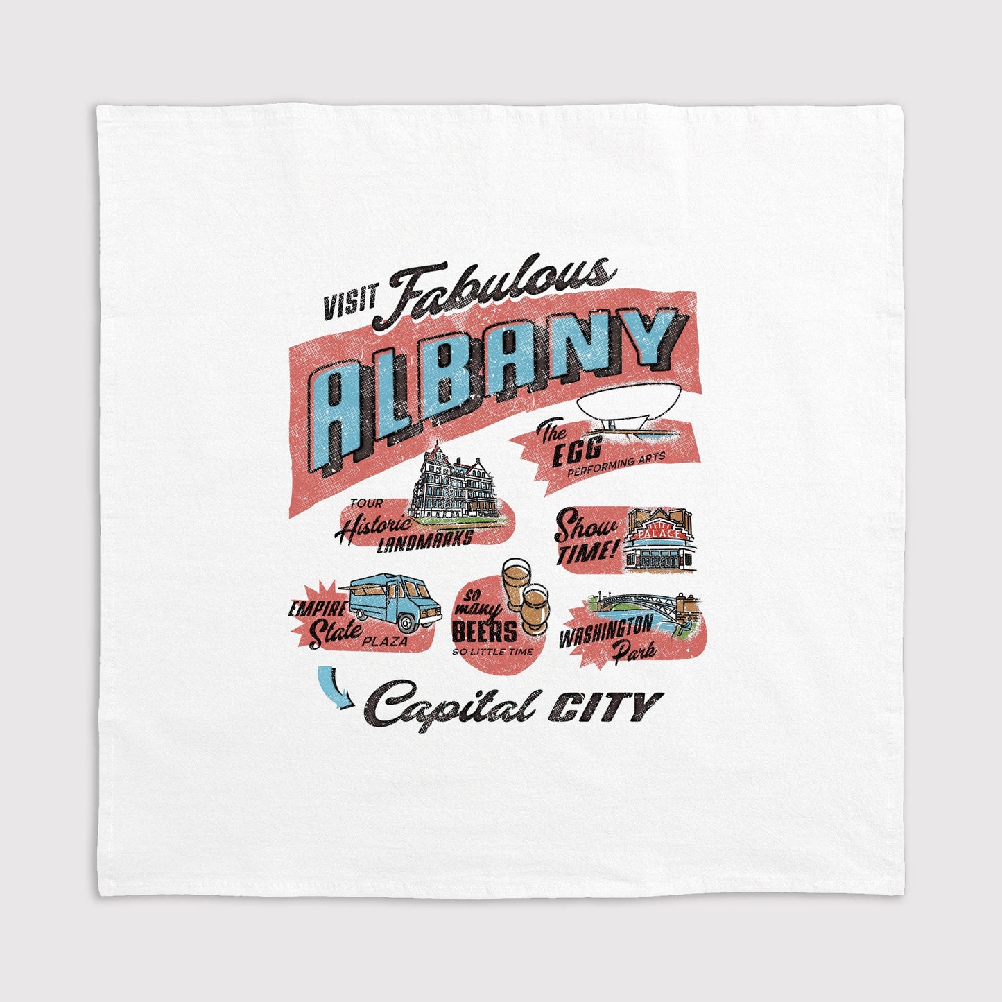 Guided Tour Kitchen Towel - Albany