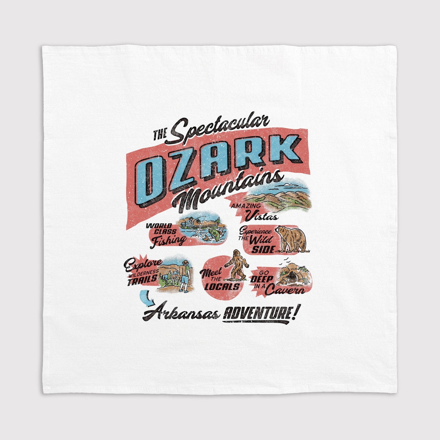 Guided Tour Kitchen Towel - The Ozark Mountains