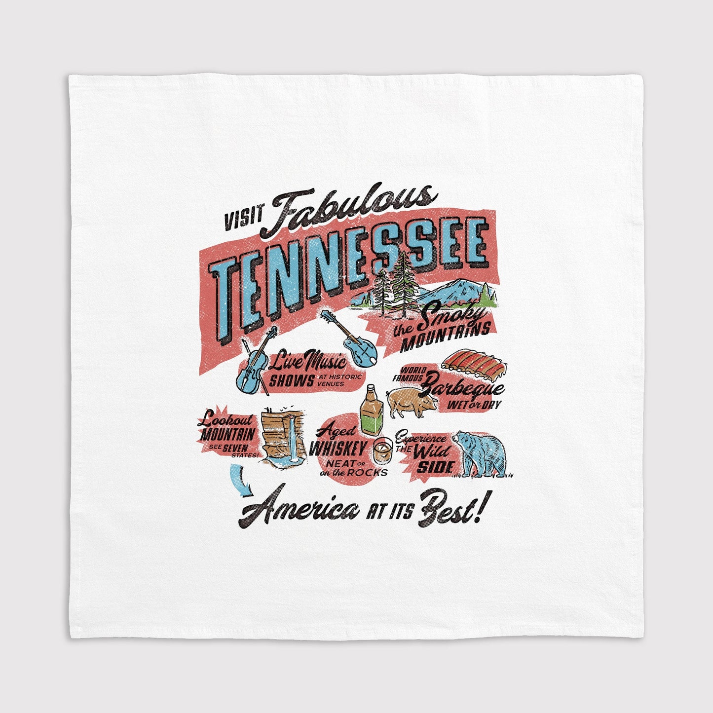 Guided Tour Kitchen Towel - Tennessee