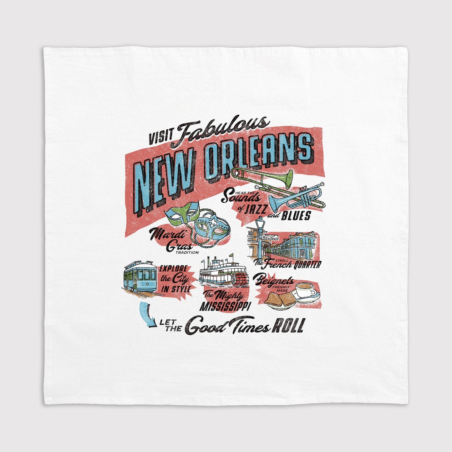 Guided Tour Kitchen Towel - New Orleans