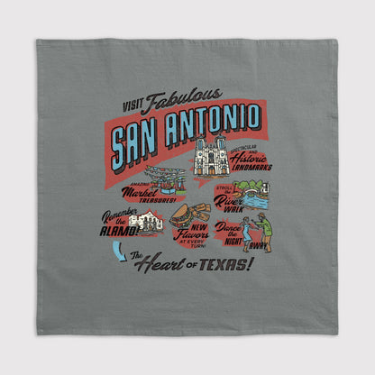 Guided Tour Kitchen Towel - San Antonio