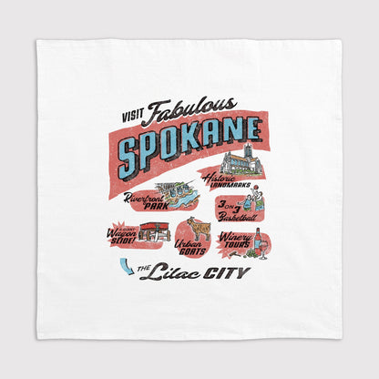 Guided Tour Kitchen Towel - Spokane