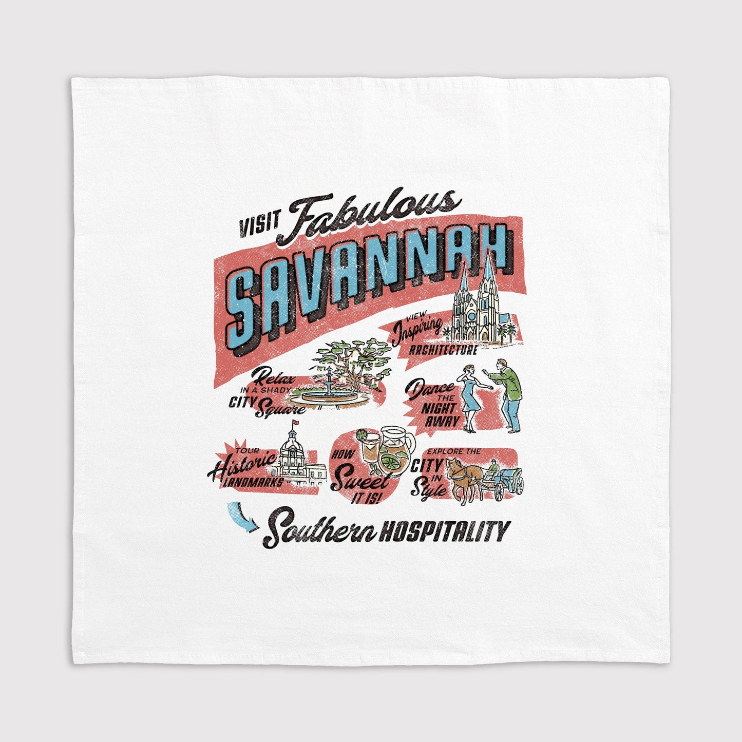 Guided Tour Kitchen Towel - Savannah