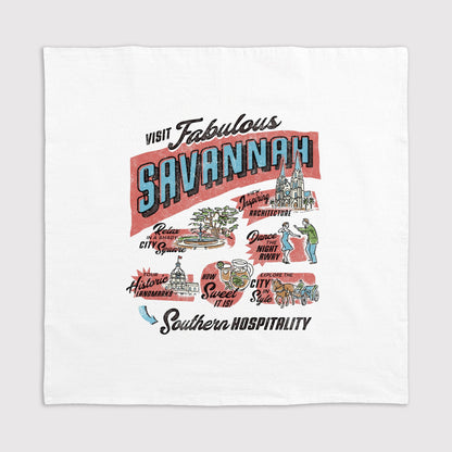 Guided Tour Kitchen Towel - Savannah