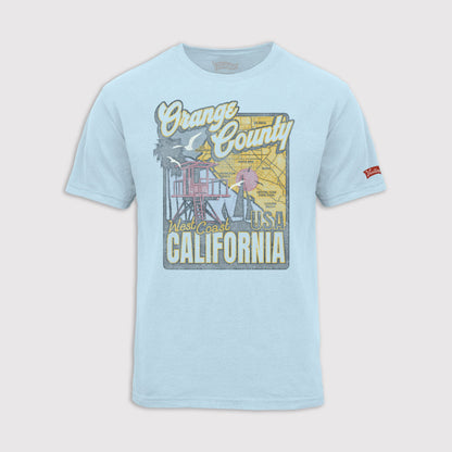 Mapped Roads Tee - Orange County