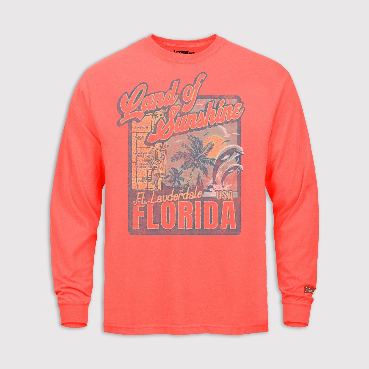 Mapped Roads Long Sleeve - Ft. Lauderdale