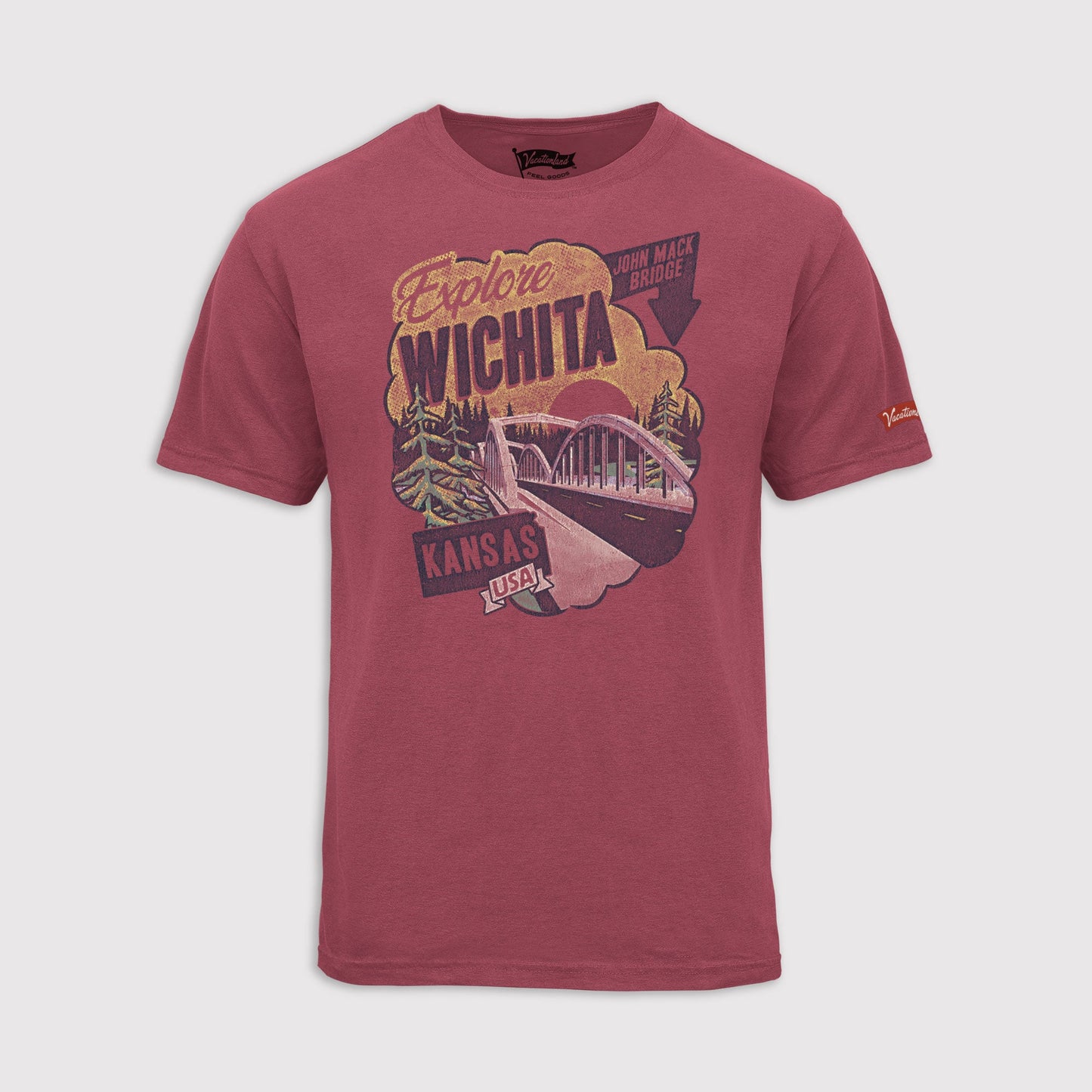 Title Cloud Tee - Wichita