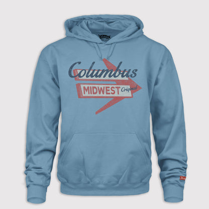 Motel Sign Hoodie - Columbus